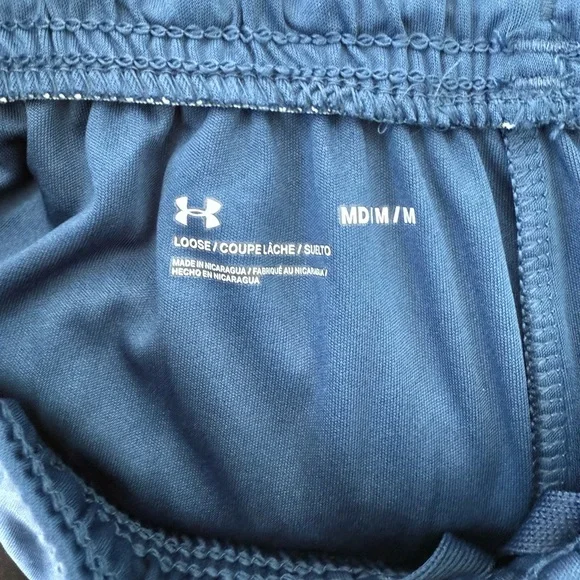 Under Armour Men's Core Tech Graphic Shorts Blue Size Medium Men - Picture 4 of 4